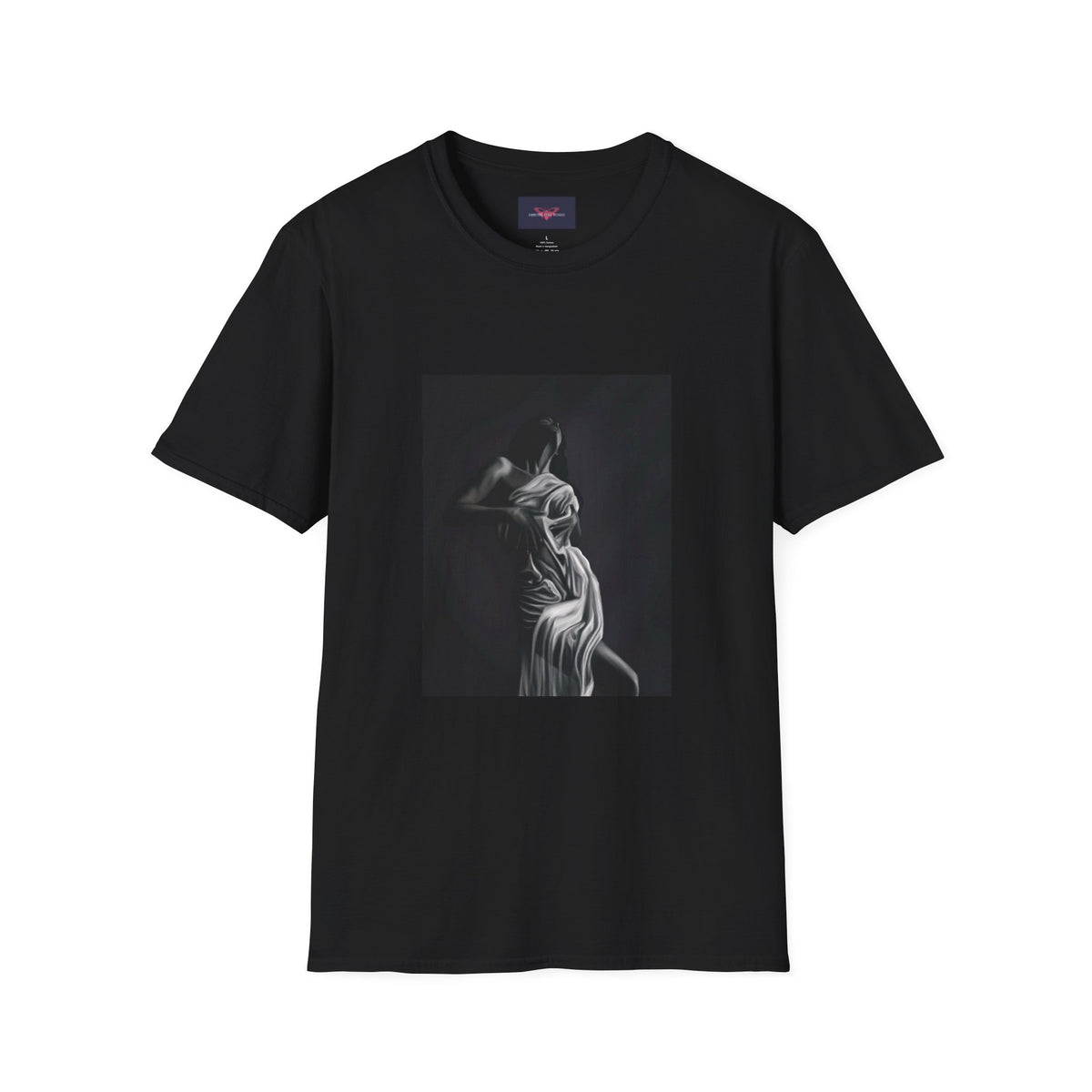 Muse Ghostly Draped Figure Art Tee